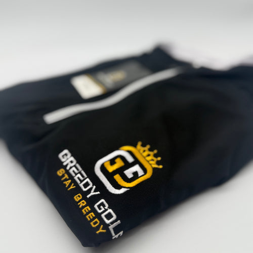 Black Embroidered 1/4 Zip image 1